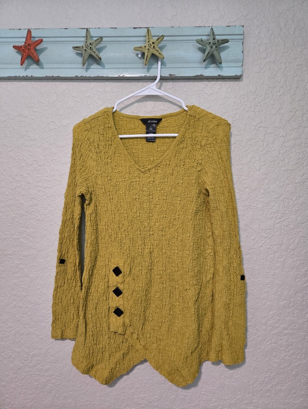 Ali Miles Gold Blouse